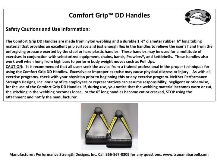 Comfort Grip 6" DD Handles (Pair) - Image 2
