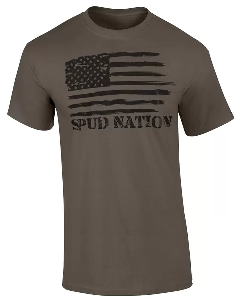 Front Flag Spud Nation Shirt - Image 6
