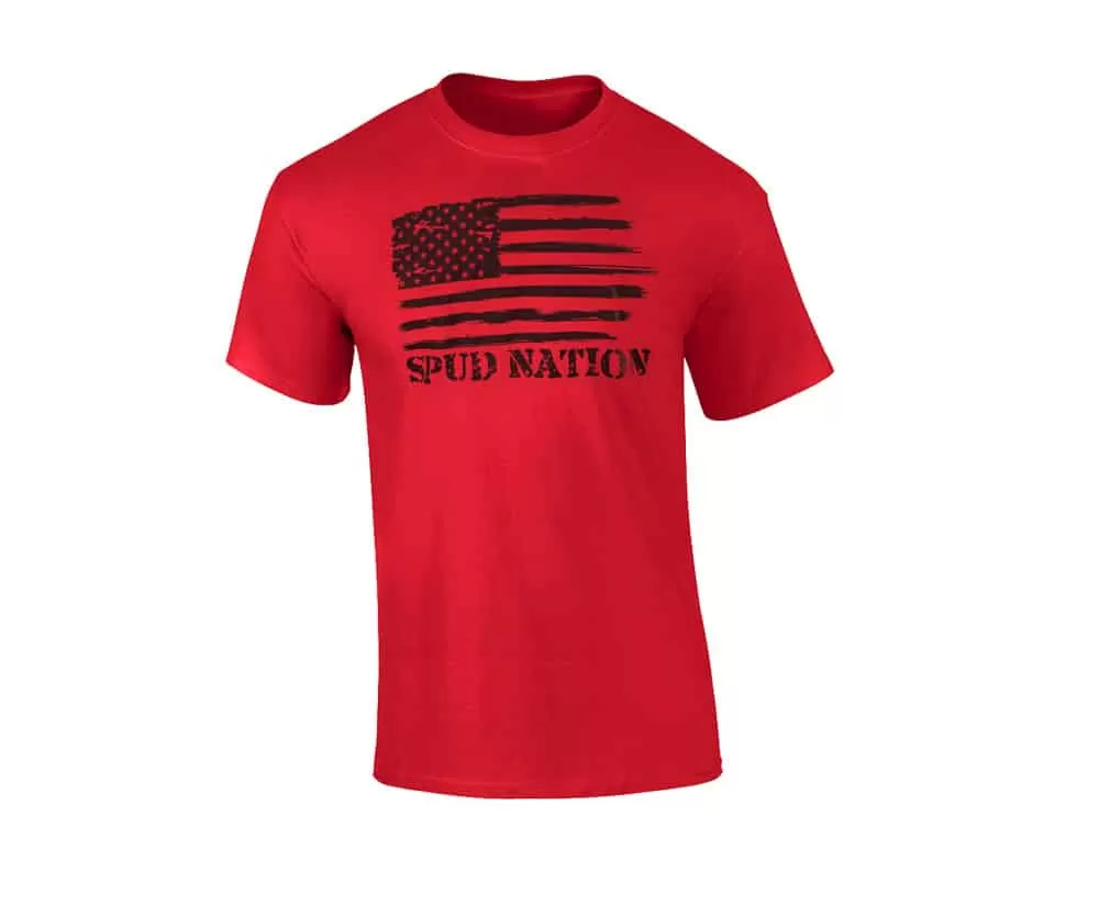 Front Flag Spud Nation Shirt - Image 7