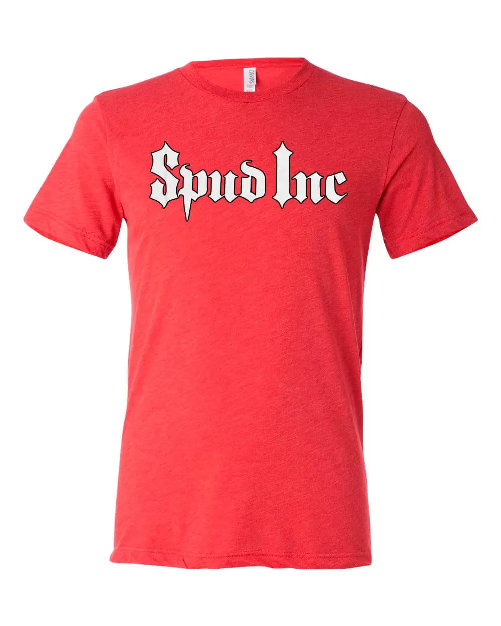 Spud, Inc. Red and White T-Shirt
