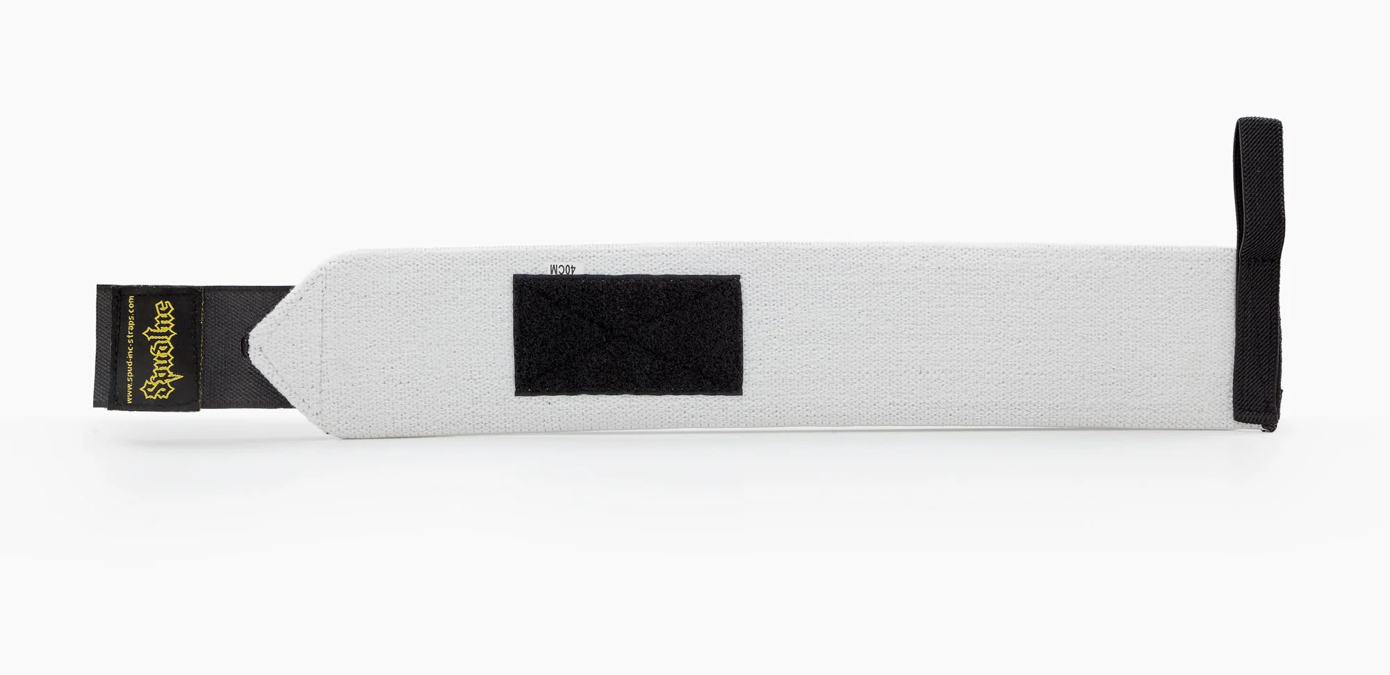 Wrist Wrap, Cotton, Heavy White 40 cm - Image 2